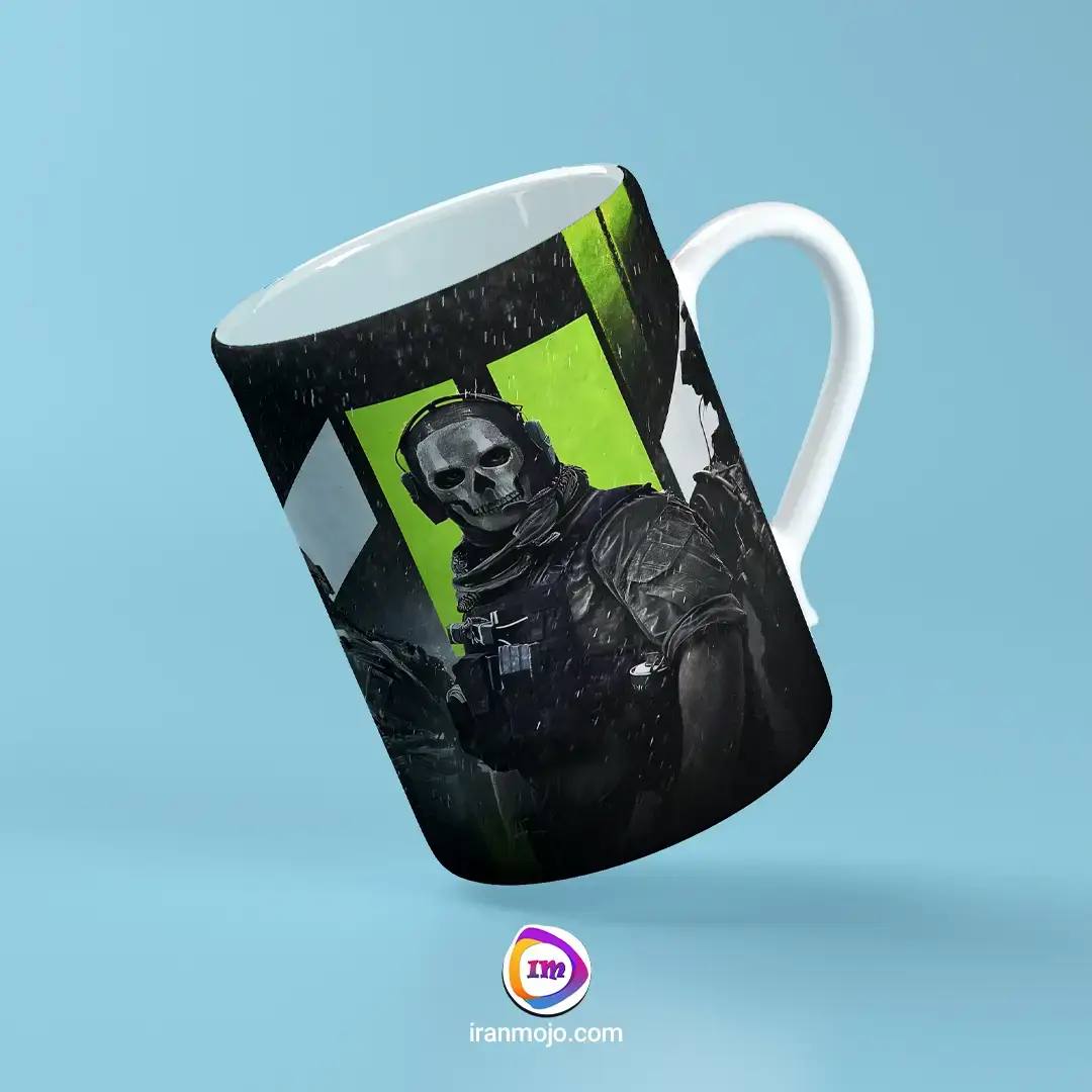 ماگ طرحدار کاراکتر گوست MW2